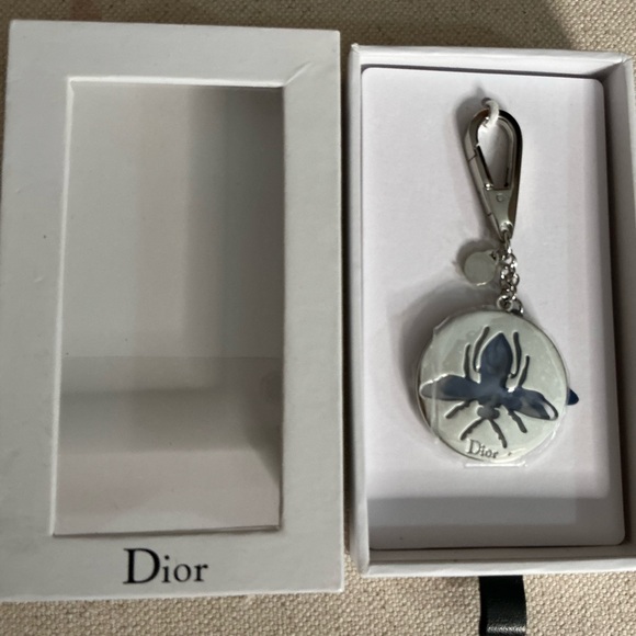 Dior Accessories - Somewhat Rare “Bee” Logo Keychain/Bag Charm